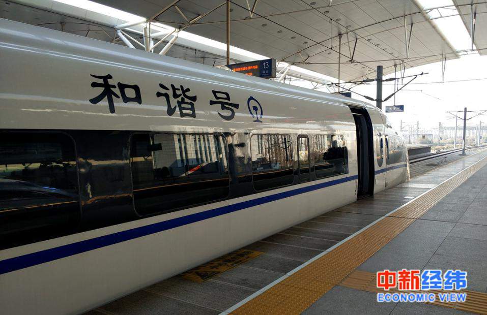 资料图:和谐号高铁.中新经纬摄