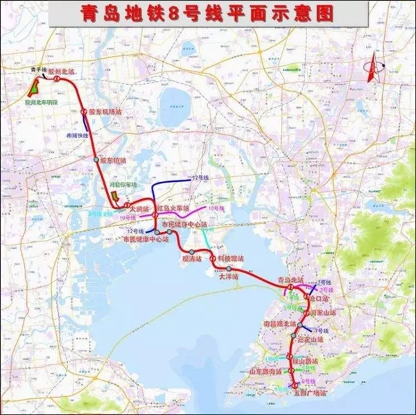 关注:2020年通车的两条地铁新线 将如何影响青岛