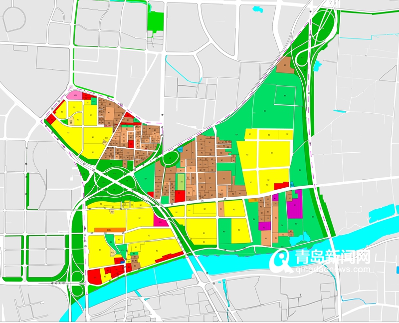 城阳区流亭街道北部片区规划编制范围为东至青新高速公路,西至重庆北