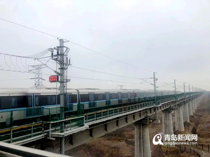 青岛地铁6号线列车自主运行系统国家示范工程项目首列试验样车在试验